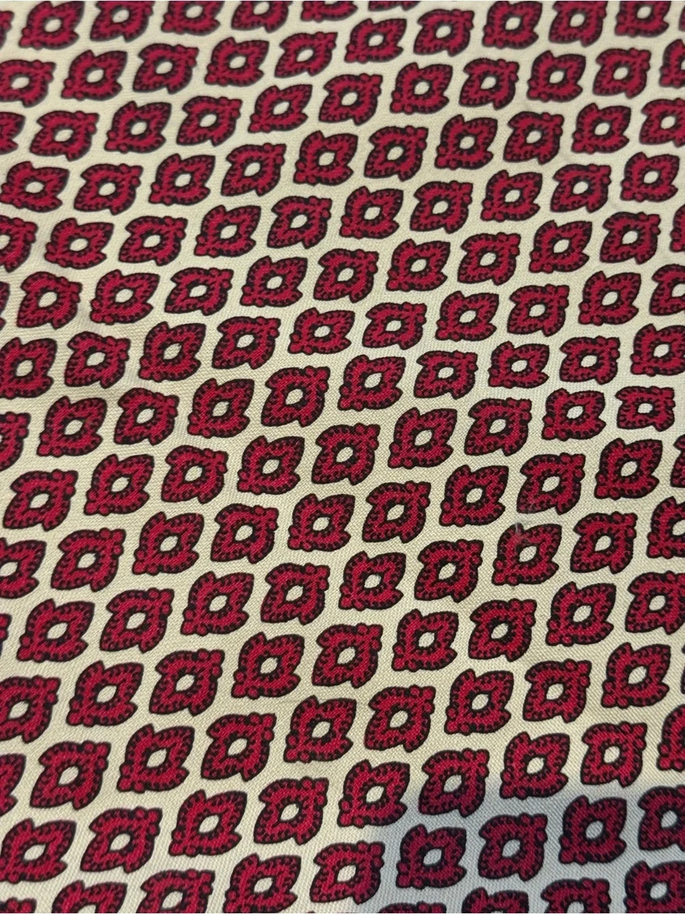 April Cornell Provence Avignon Table Runner Dark Red Excellent Condition 90''